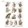 Papel de arroz para decoupage R2790